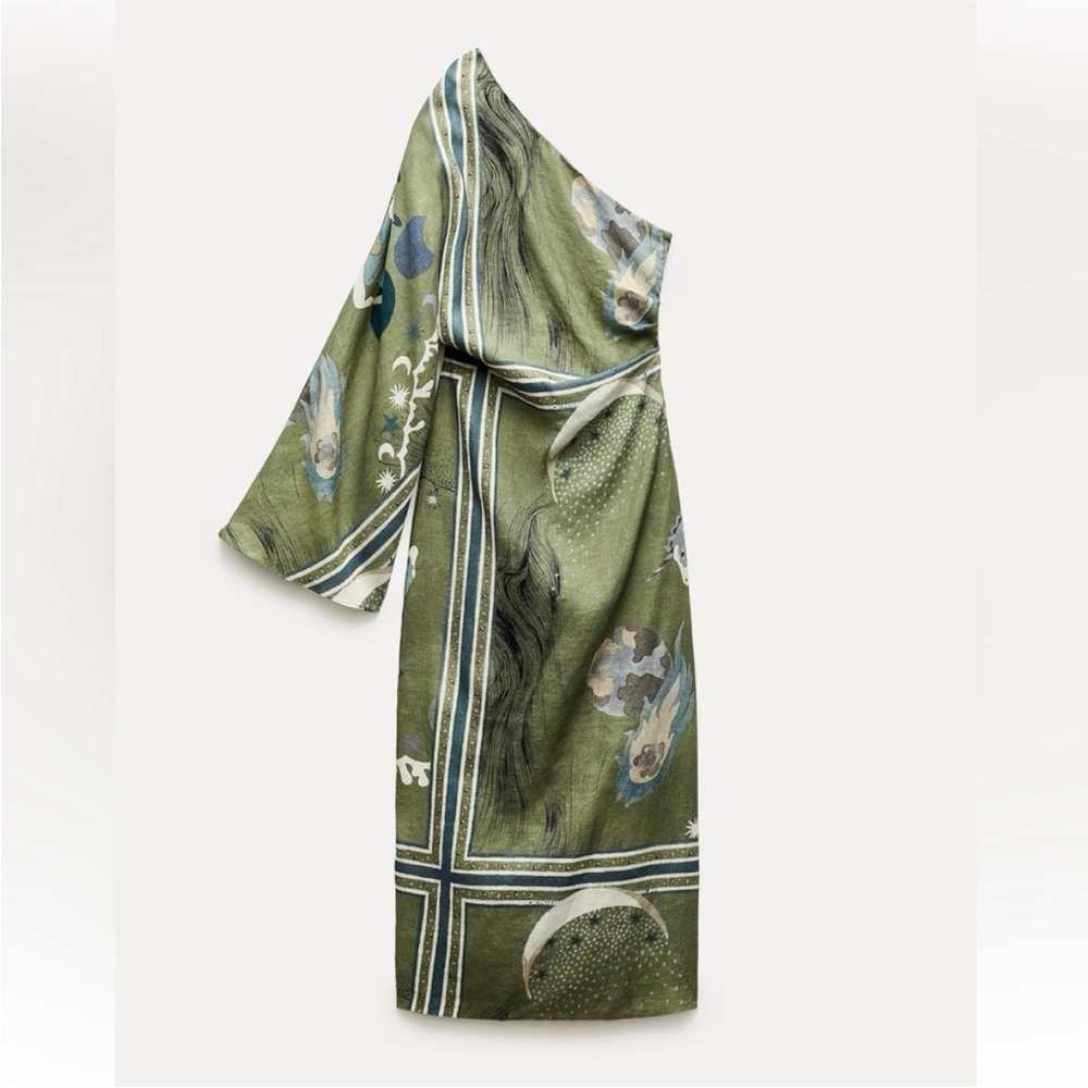 Zara asymmetrical ZW Collection NWT dress